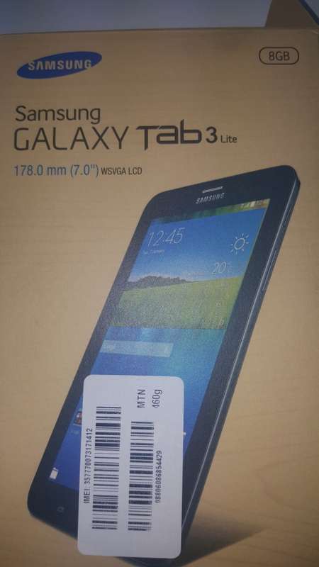 ****LATE ENTRY*** BRAND NEW  SAMSUNG GALAXY TAB 3 BLACK. LTE, 3G AND WIFI